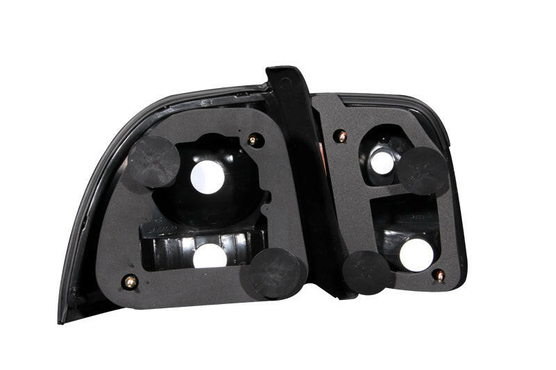 ANZO 1996-1997 Honda Accord Taillights Black Tail Lights ANZO