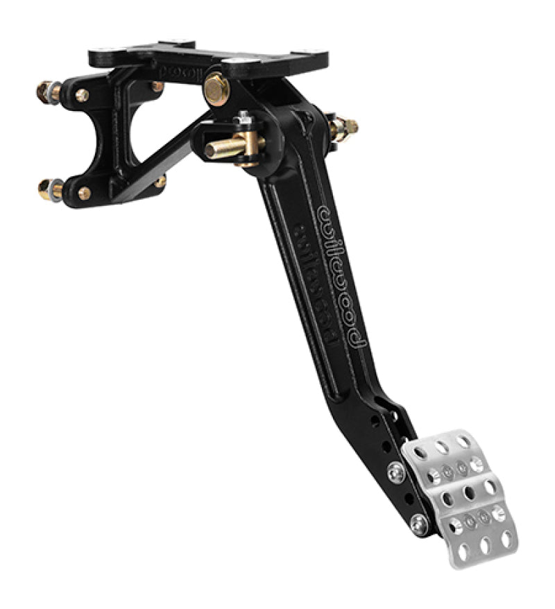 Wilwood Adjustable Balance Bar Single Brake Pedal - Single M/C - Swing Mount - 6.25-7:1 Pedals Wilwood