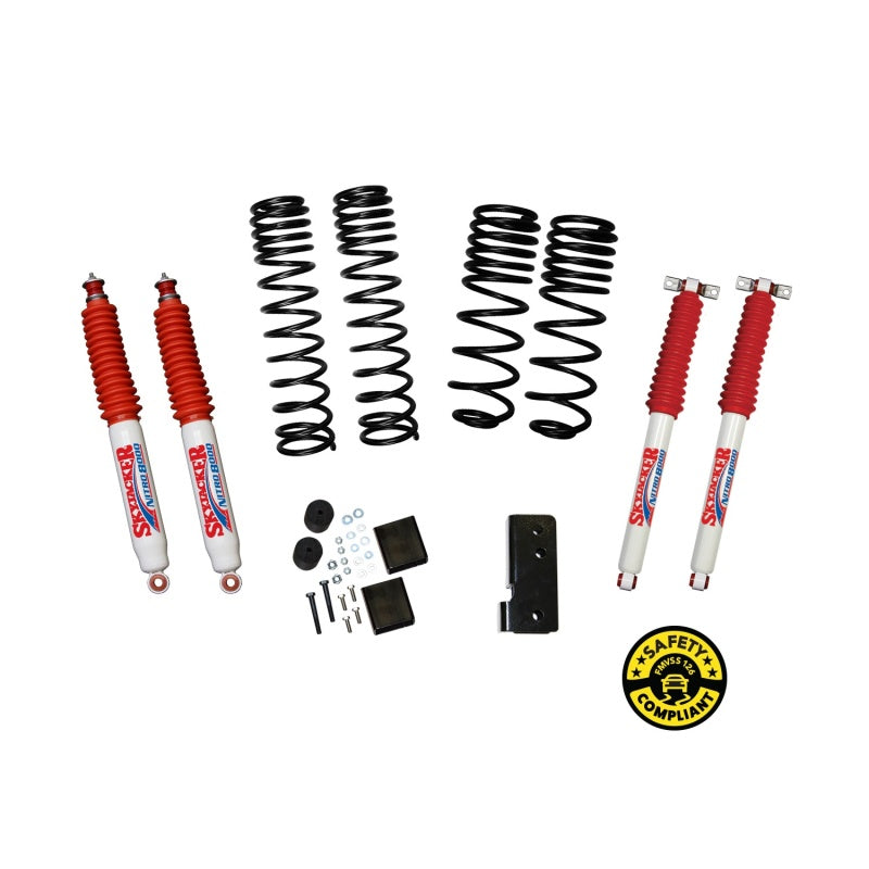 Skyjacker Jeep Wrangler JK 2-2.5in Dual Rate Long Travel Suspension Lift Kit Lift Kits Skyjacker
