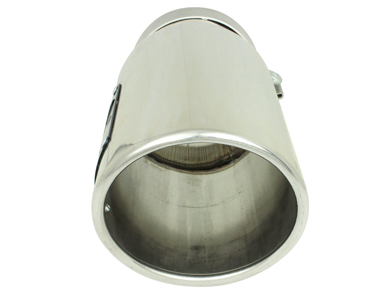 aFe MACH Force-Xp Universal Exhaust Tip 4 IN Inlet x 5 IN Outlet x 12 IN L- Polished Tip Tips aFe