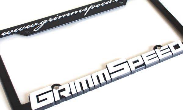 GrimmSpeed License Plate Frame (Pair) License Frame GrimmSpeed