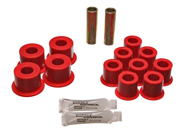 Energy Suspension Amigo Rear Spring Bushings - Red Bushing Kits Energy Suspension