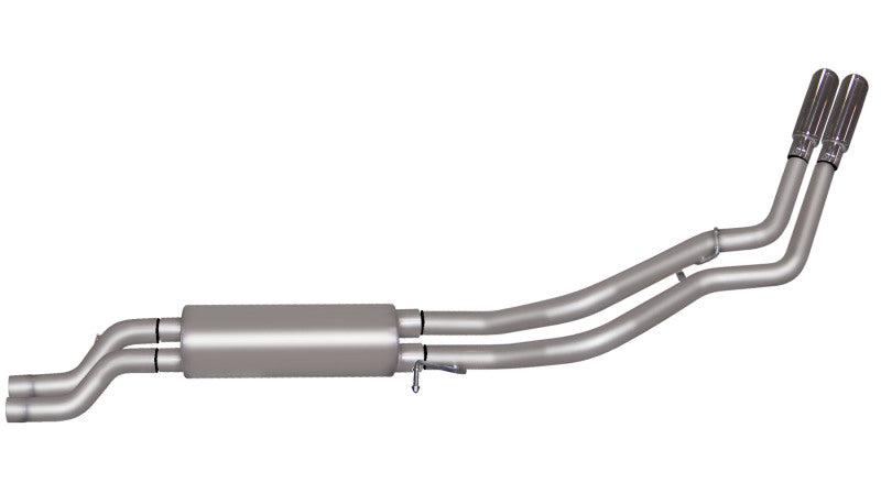 Gibson 01-05 Chevrolet Silverado 2500 HD Base 6.0L 2.5in Cat-Back Dual Sport Exhaust - Stainless Catback Gibson