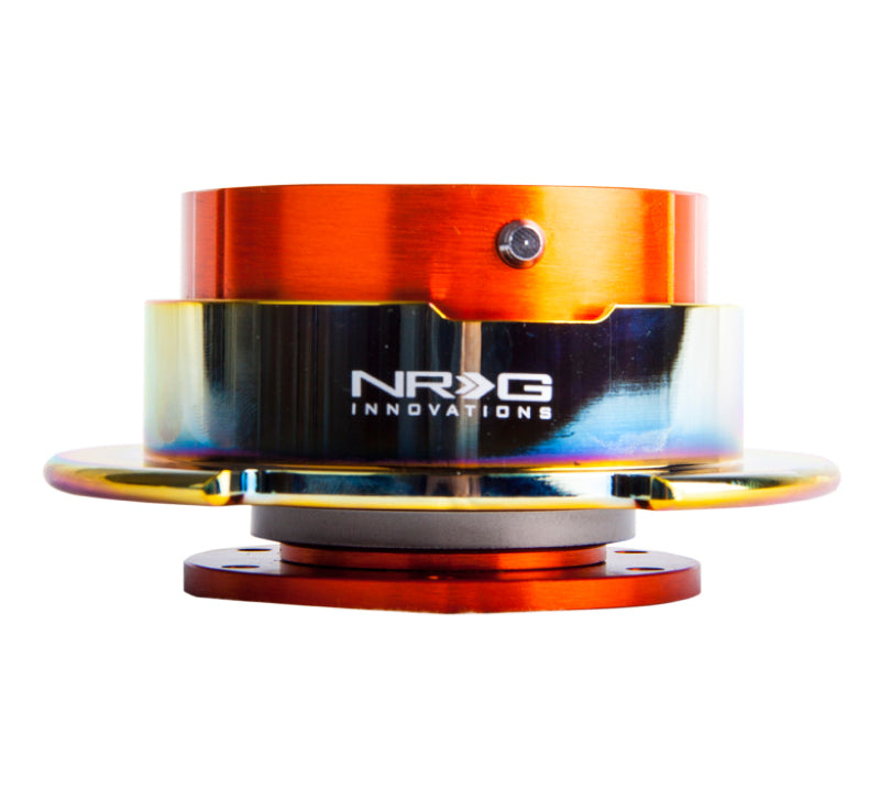 NRG Quick Release Gen 2.5 - Orange Body / Neochrome Ring Quick Release Adapters NRG