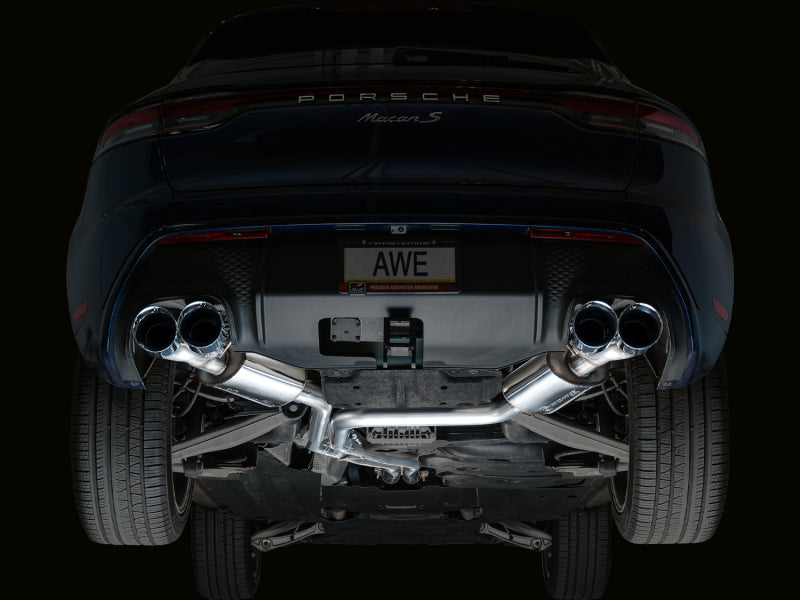 AWE Tuning 2022+ Porsche Macan 2.9TT Touring Edition Catback Exhaust w/ Chrome Silver Tips Catback AWE Tuning