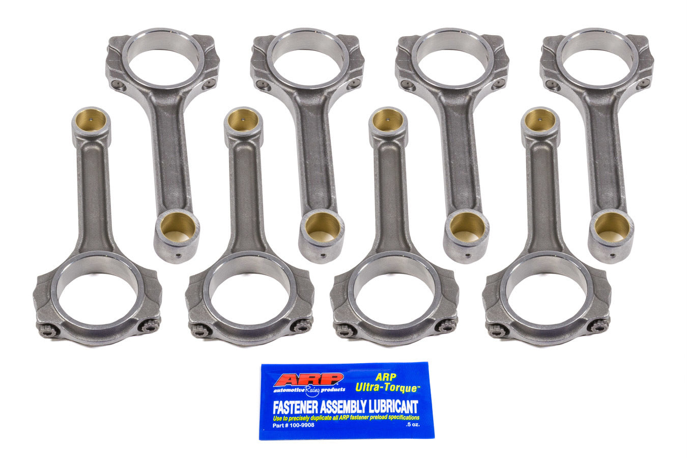 SBC 4340 Forged I-Beam Rods 6.000 w/ARP2000 Connecting Rods Scat Cranks