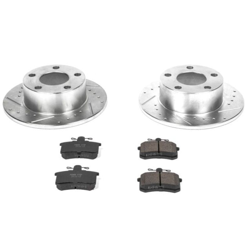 Power Stop 95-97 Audi A6 Rear Z23 Evolution Sport Brake Kit Brake Kits - Performance D&S PowerStop