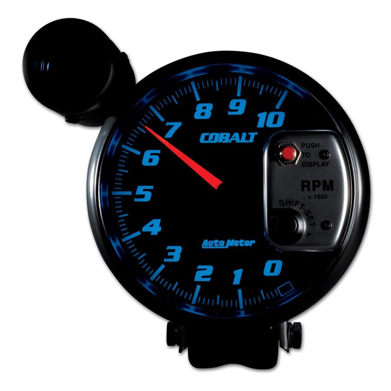 Autometer Cobalt 5 inch 10000 RPM Tachometer w/ Shift Light Gauges AutoMeter