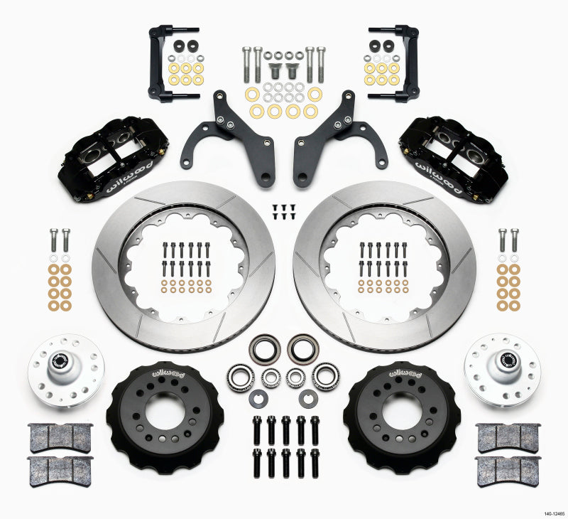 Wilwood Narrow Superlite 6R Front Hub Kit 14.00in 59-64 Chevy Impala / 63-64 Corvette Big Brake Kits Wilwood