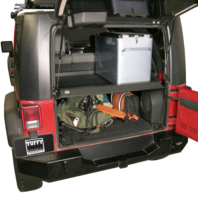 Tuffy Jk Security Deck Enclosure 01 Blk Cargo Boxes & Bags Tuffy Products
