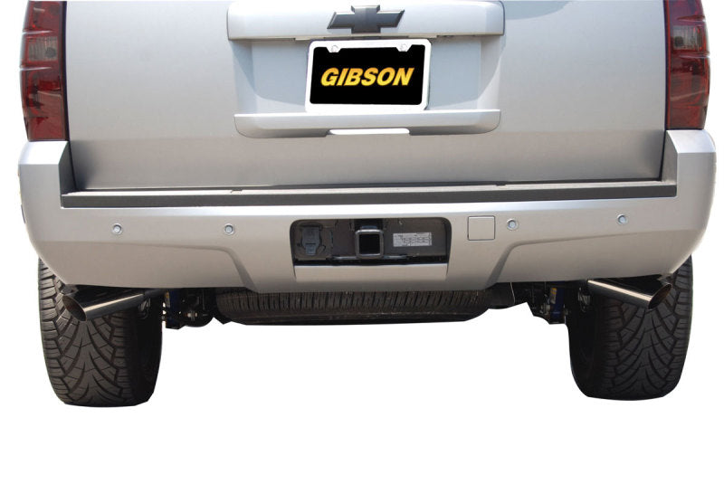Gibson 10-14 Chevrolet Tahoe LS 5.3L 2.25in Cat-Back Dual Extreme Exhaust - Stainless Catback Gibson