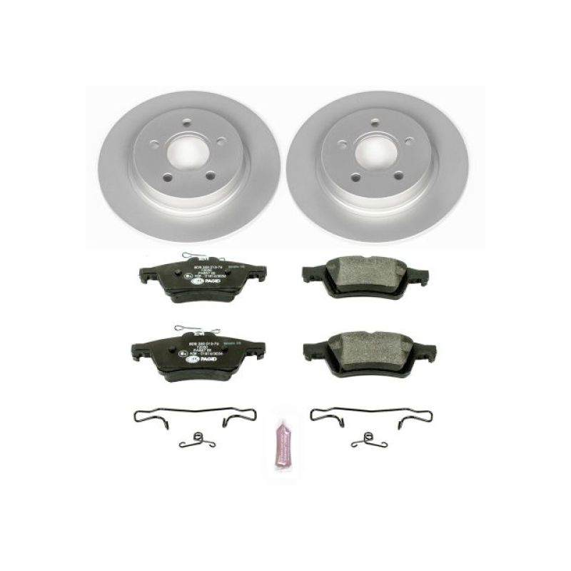 Power Stop 08-13 Volvo C30 Rear Euro-Stop Brake Kit Brake Kits - OE PowerStop