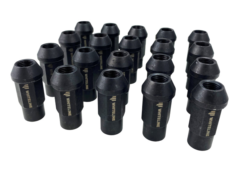 Whiteline M12x1.50 Branded Wheel Nuts - Set of 20 Lug Nuts Whiteline