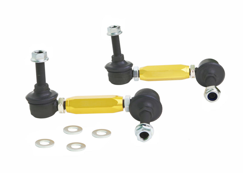 Whiteline Universal Swaybar Link Kit-Heavy Duty Adj Steel Ball w/ 10mm Ball Stud Sway Bar Endlinks Whiteline