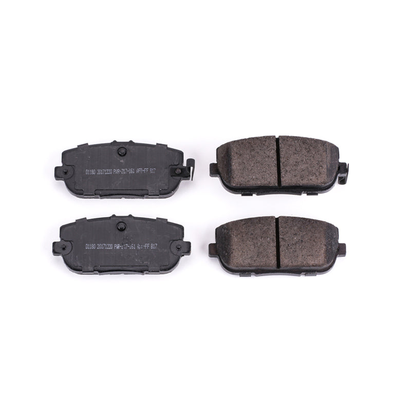 Power Stop 17-19 Fiat 124 Spider Rear Z16 Evolution Ceramic Brake Pads Brake Pads - OE PowerStop