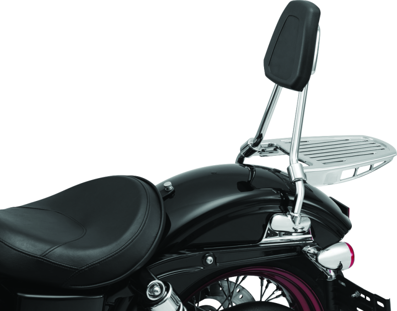 Kuryakyn Sissy Bar For Dyna Chrome Seat Cushions and Pads Kuryakyn