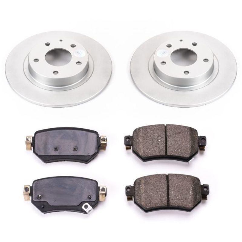 Power Stop 16-18 Mazda 6 Rear Z17 Evolution Geomet Coated Brake Kit Brake Kits - Performance Blank PowerStop