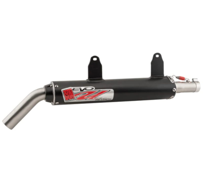 Big Gun 09-12 Honda BIG RED 680 EVO U Series Slip On Exhaust Powersports Exhausts Big Gun