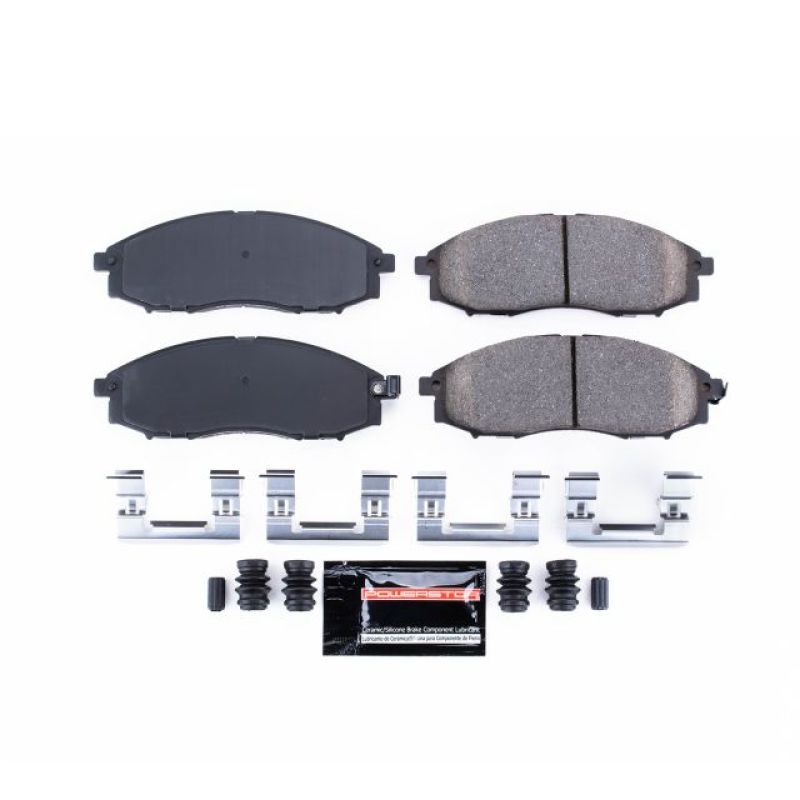 Power Stop 03-04 Nissan Frontier Front Z23 Evolution Sport Brake Pads w/Hardware Brake Pads - Performance PowerStop
