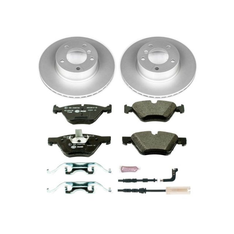 Power Stop 08-10 BMW 128i Front Euro-Stop Brake Kit Brake Kits - OE PowerStop