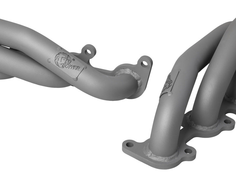 aFe Ford F-150 15-22 V8-5.0L Twisted Steel 1-5/8in to 2-1/2in 304 Stainless Headers w/ Titanium Coat Headers & Manifolds aFe