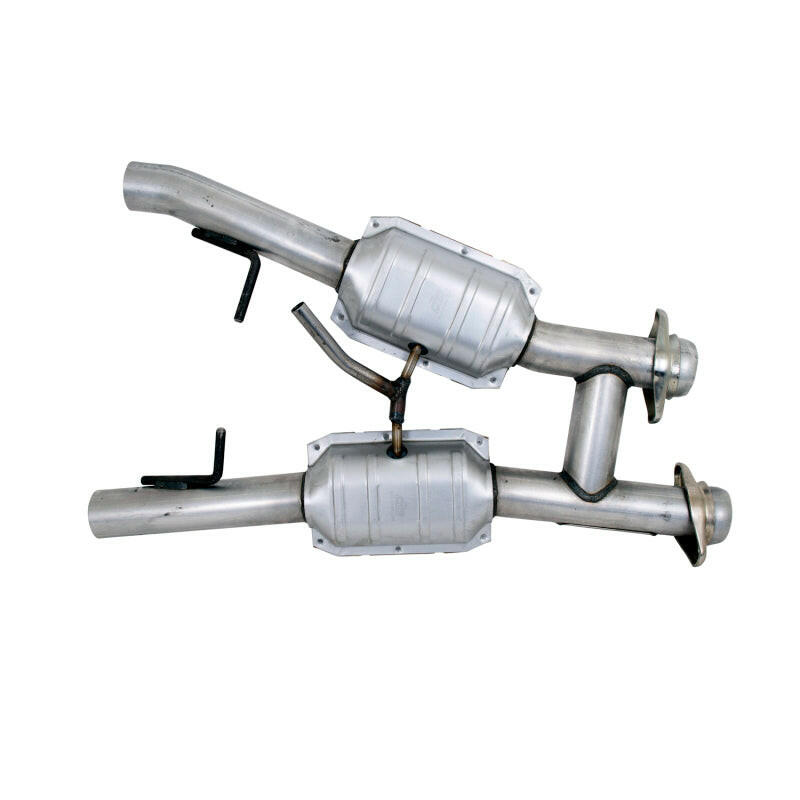 BBK 94-95 Mustang 5.0 High Flow H Pipe With Catalytic Converters - 2-1/2 Downpipe Back BBK