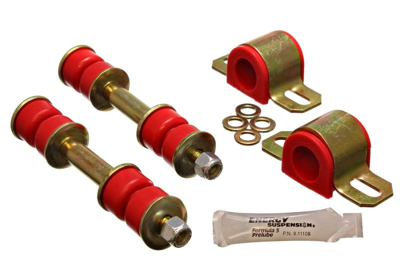 Energy Suspension 89-94 Toyota Pickup 2WD (Exc T-100/Tundra) Red 23mm Front Sway Bar Bushing Set Bushing Kits Energy Suspension