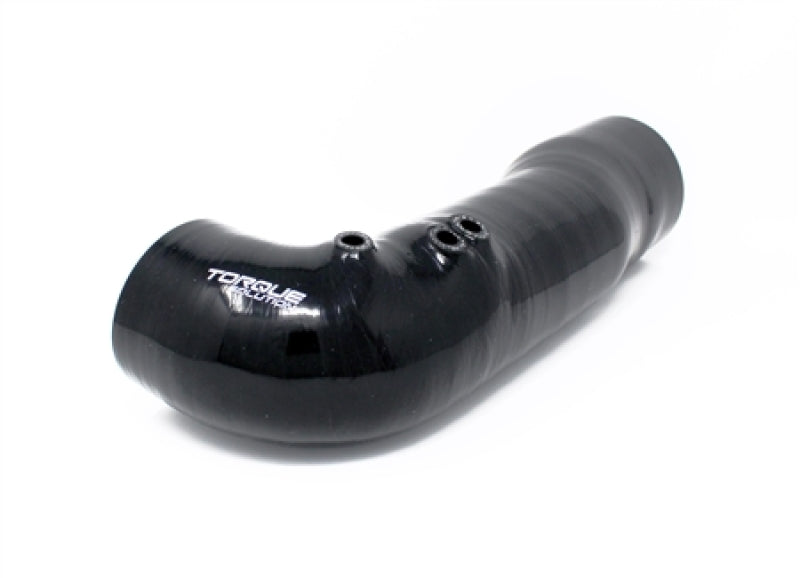 Torque Solution Turbo Inlet Hose (Non-Recirculated) Black 04-20 Subaru STI w/ 3.3in/84mm FP Turbo Hoses Torque Solution