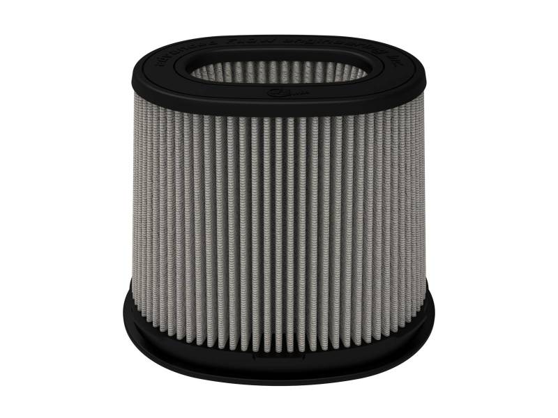 aFe MagnumFLOW Pro DRY S Air Filter (6 x 4)in F x (8-1/2 x 6-1/2)in B x (7-1/4 x 5)in T x 7-1/4in H Air Filters - Universal Fit aFe
