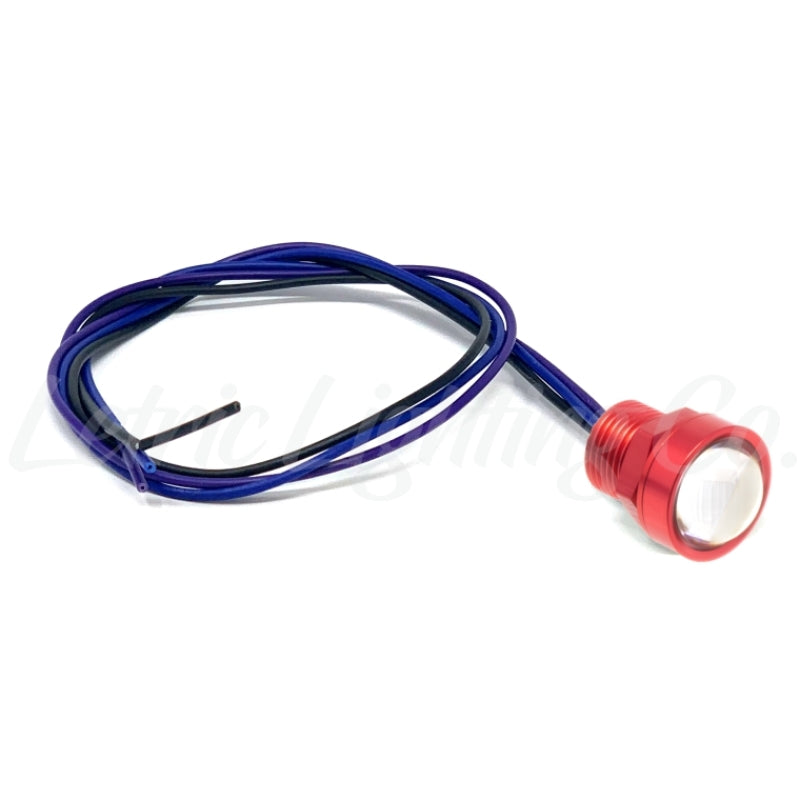Letric Lighting Royal Flush G2 LED Sealed Red Anodized Body - Red Light Accessories and Wiring Letric Lighting