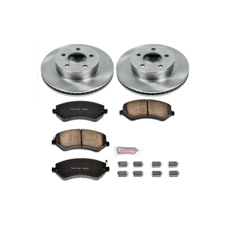 Power Stop 02-07 Jeep Liberty Front Autospecialty Brake Kit Brake Kits - OE PowerStop