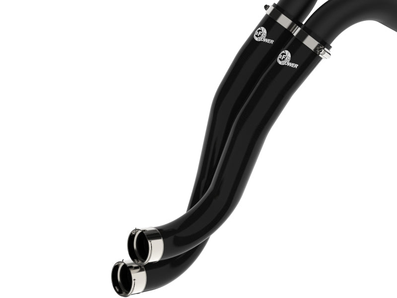 aFe 22-24 Ford Bronco Raptor V6-3.0L BladeRunner Aluminum Hot and Cold Charge Pipe Kit - Black Intercoolers aFe