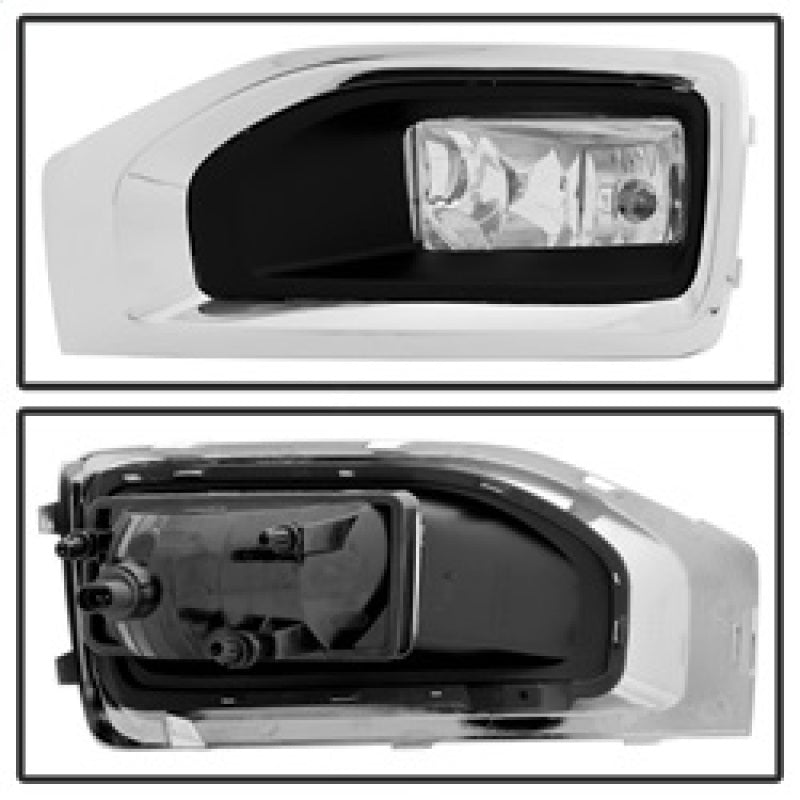 Spyder GMC Yukon/Yukon XL 2015-2017 OEM Fog Lights W/Cover and Switch Clear FL-GYD15-C Fog Lights SPYDER