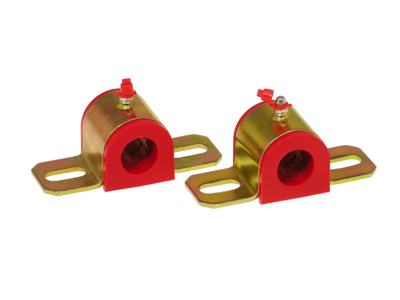 Prothane Universal Greasable Sway Bar Bushings - 15/16in - Type B Bracket - Red Sway Bar Bushings Prothane