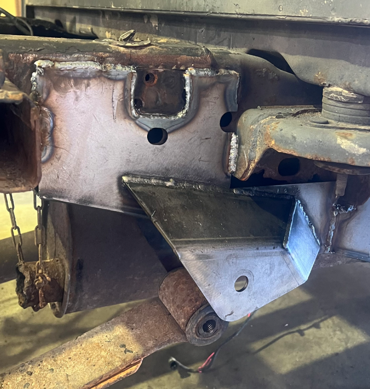 Rust Buster 2004-2008 Ford F-150 Center Rear Frame Section with ward Leaf Spring Mount - Left Frames RustBuster