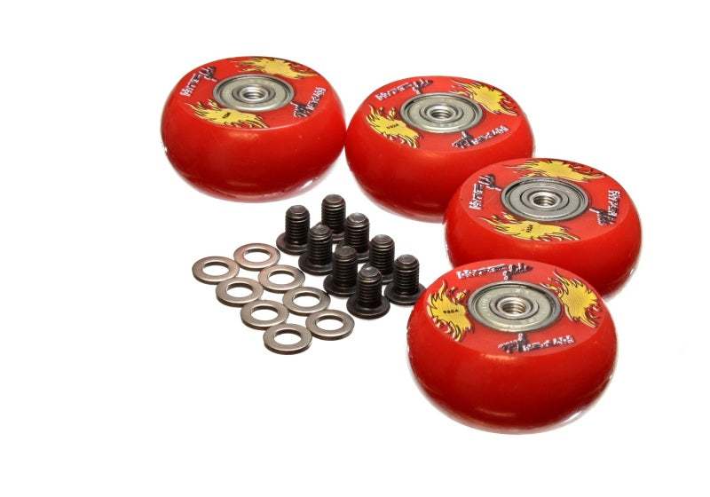 Energy Suspension 2in /50 Mm Wheel (4 Ea) - Red Tools Energy Suspension