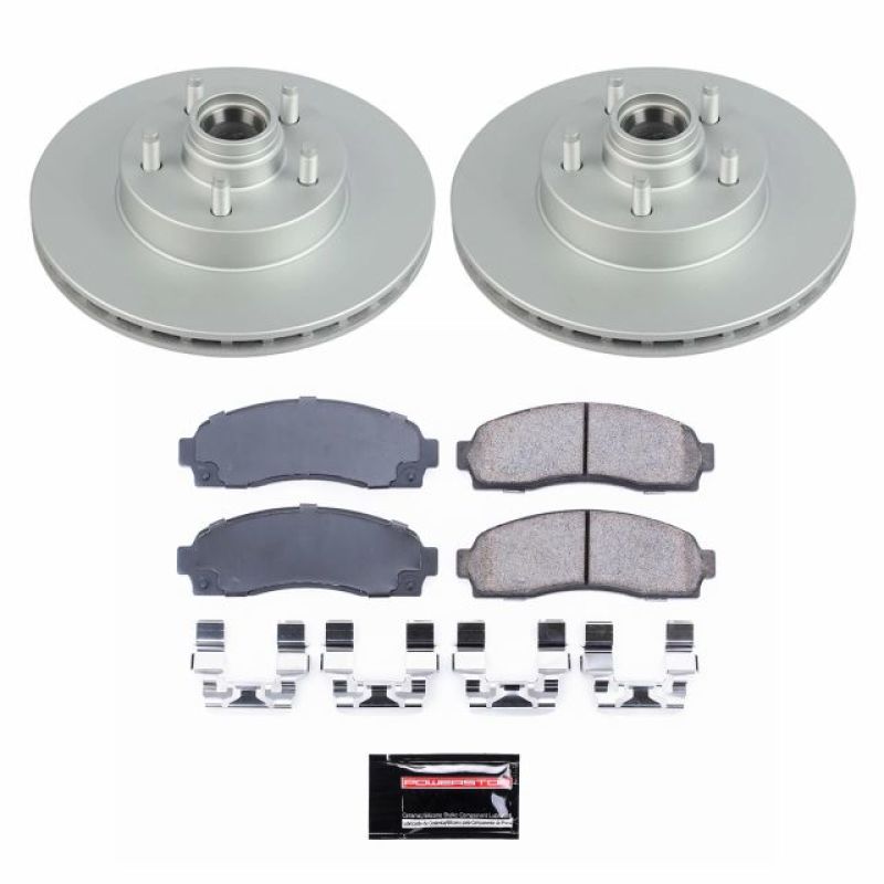 Power Stop 10-11 Ford Ranger Front Z17 Evolution Geomet Coated Brake Kit Brake Kits - Performance Blank PowerStop