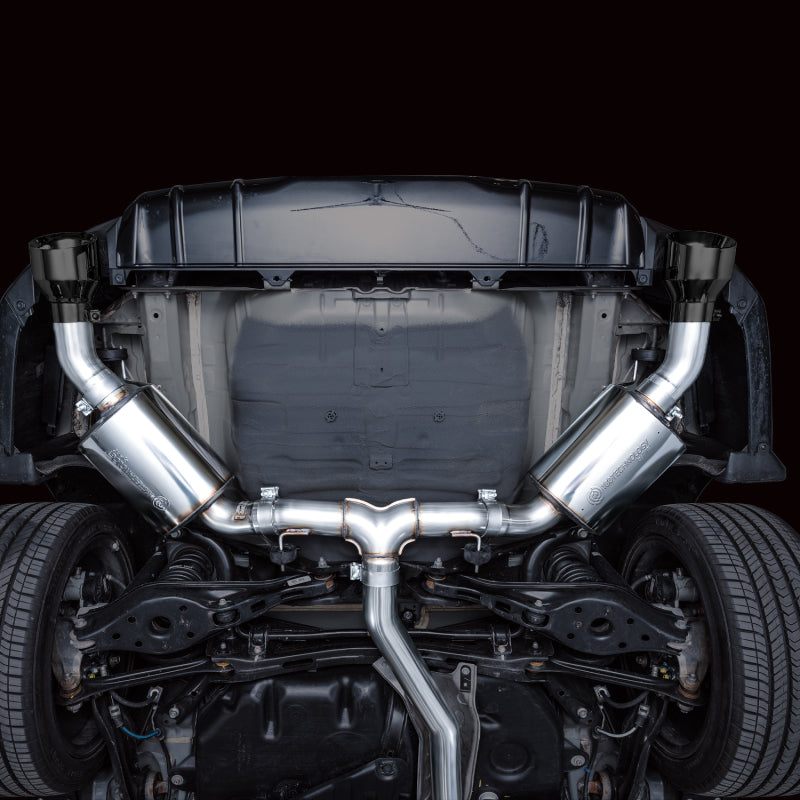 AWE Tuning 22+ Honda Civic Si/Acura Integra Touring Edition Catback Exhaust - Dual Diamond Black Tip Catback AWE Tuning