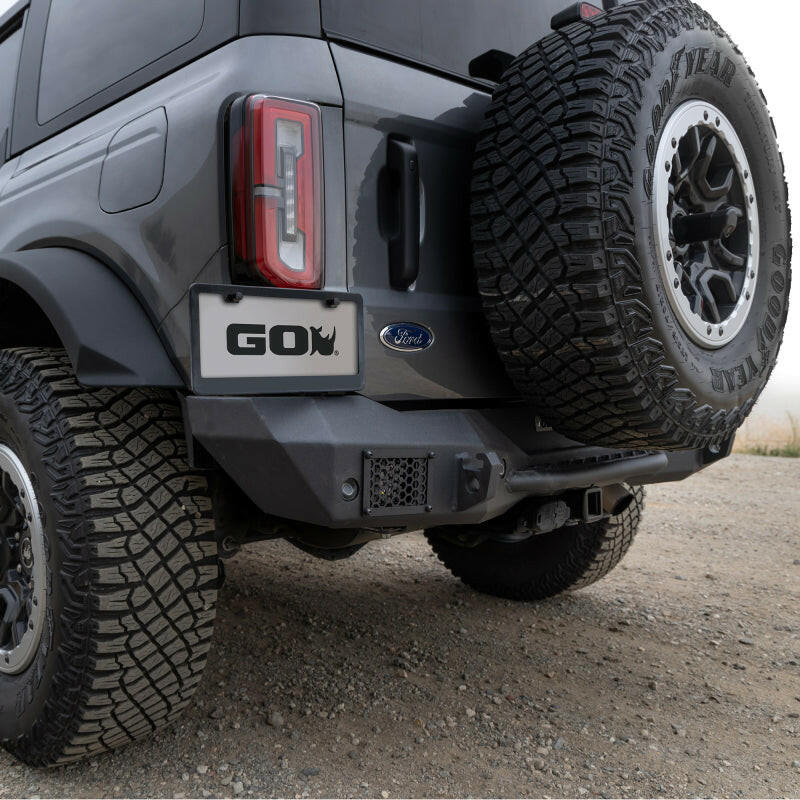 Go Rhino 21-24 Ford Bronco 2/4dr (Excl. Sport) Rockline Rear Full Width Bumper Bumpers - Steel Go Rhino
