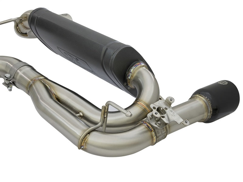 aFe MACHForce XP Exhausts Axle-Back 12-15 BMW 335i 3.0T (SS w/Black Tips) Axle Back aFe