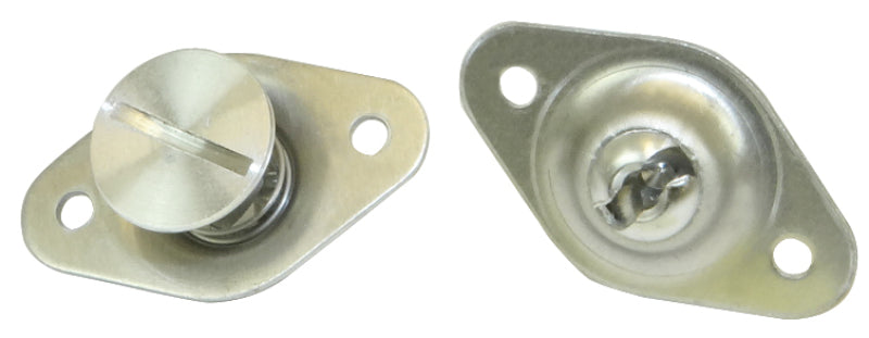 Moroso Quick Fastener - Self Ejecting - 5/16in x .500in - Aluminum - 10 Pack Fittings Moroso