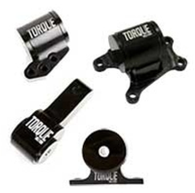 Torque Solution Billet Aluminum 4 Piece Engine Mount Kit: Mitsubishi Evolution VII-IX 2001-2006 Engine Mounts Torque Solution