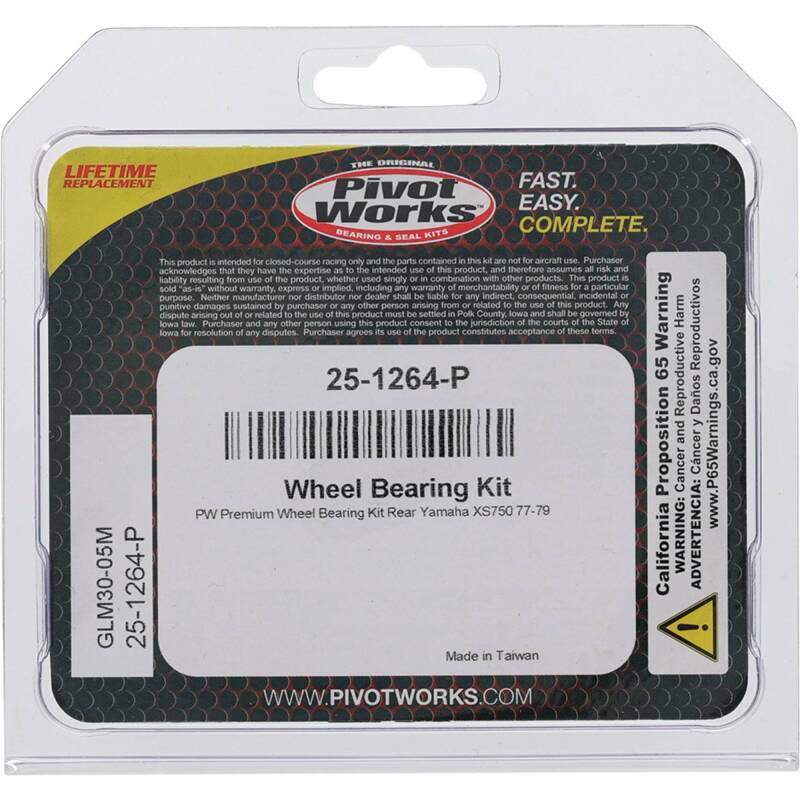 Pivot Works Yamaha Wheel Bearing Kit Premium Bearings Control Arms Pivot Works