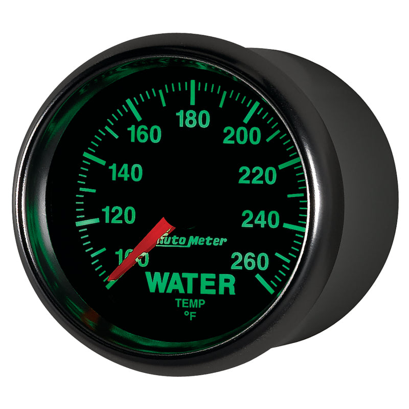 Autometer GS 100-260 degree Electronic Water Temperature Gauge Gauges AutoMeter
