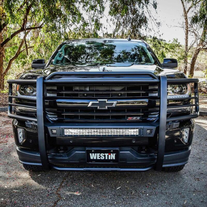Westin 16-18 Chevy Silverado 1500 Sportsman X Grille Guard - Textured Black Grille Guards Westin