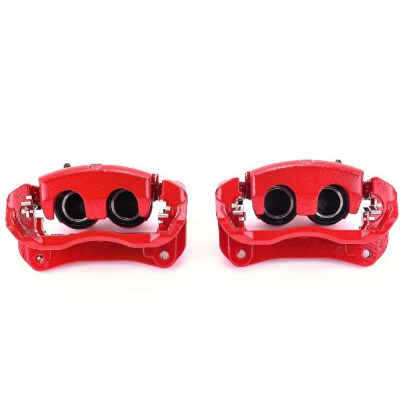 Power Stop 10-18 Lexus RX350 Front Red Calipers w/Brackets - Pair Brake Calipers - Perf PowerStop