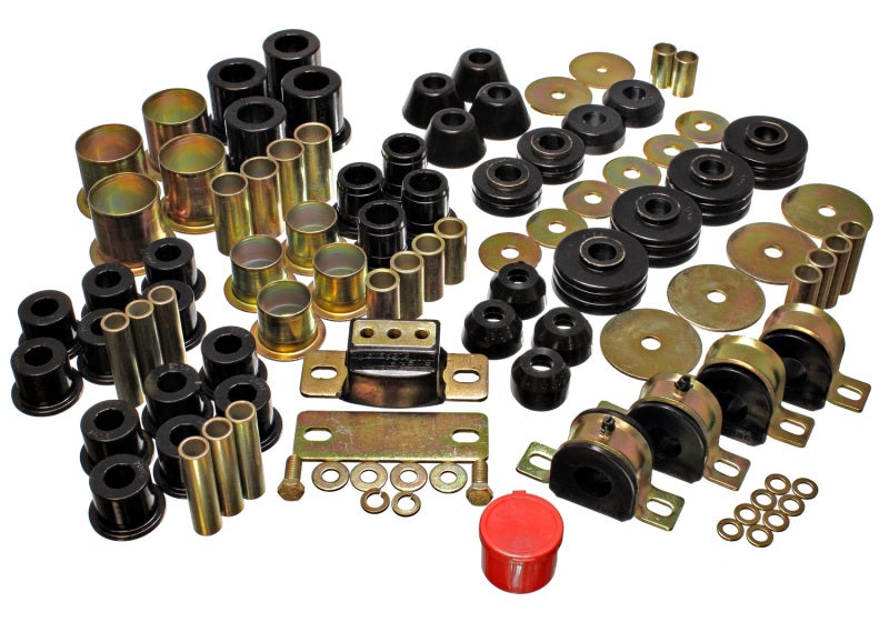 Energy Suspension 73-80 Chevrolet / GMC 2WD 1/2 Ton Pickup Black Hyper-flex Master Bushing Set Bushings - Full Vehicle Kits Energy Suspension