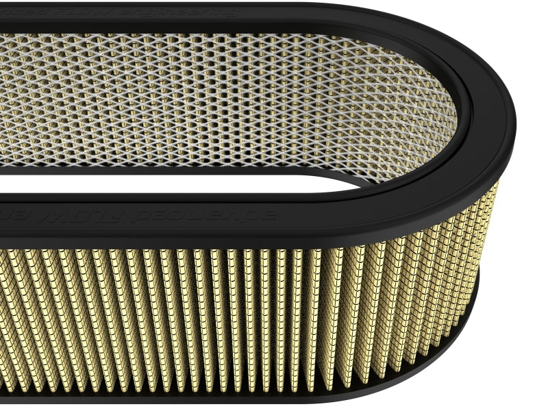 aFe Magnum FLOW Custom Air Filter 18-1/8 IN L x 7-1/4 IN W x 5 IN H w/ Expanded Metal Air Filters - Universal Fit aFe