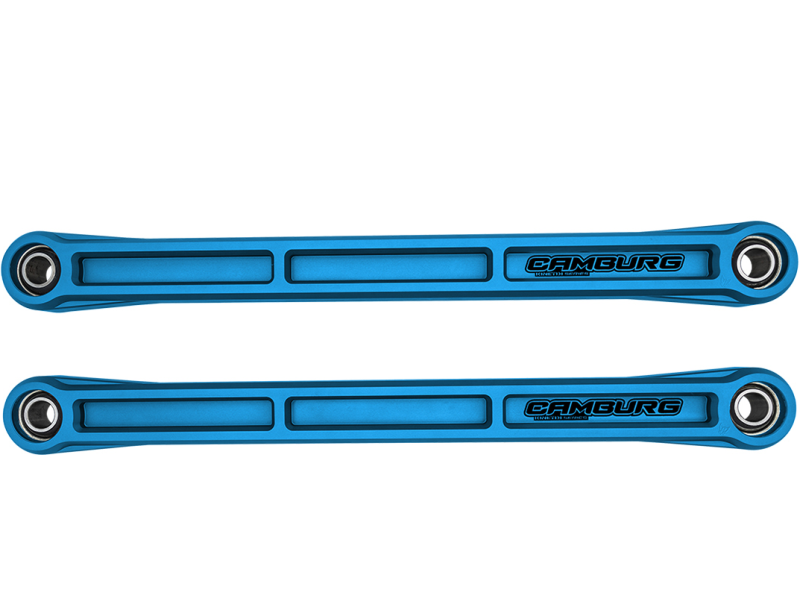 Camburg Ford Bronco 21-23 KINETIK Series Rear Billet Lower Trailing Arm Kit (King Blue) Suspension Arms & Components Camburg