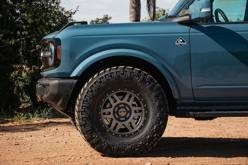 ICON Six Speed 17x8.5 6x5.5 25mm Offset 5.75in BS 108.1mm Bore Titanium Wheel Wheels - Cast ICON